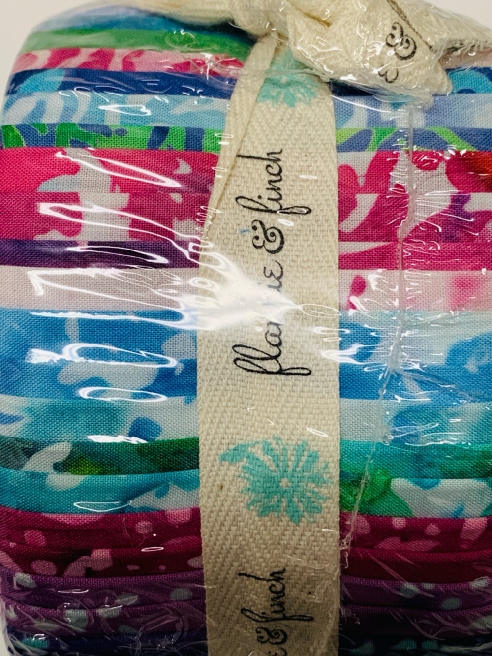RJR Fabrics Flaurie & Finch Vines Splash Pixie Strip Jelly Roll Blossom Batiks - Picture 8 of 10